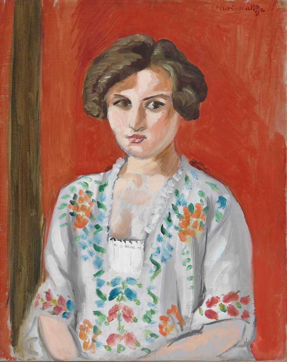 Bulgarialainen pusero, noin 1920 (öljy kankaalle) tekijältä Henri Matisse