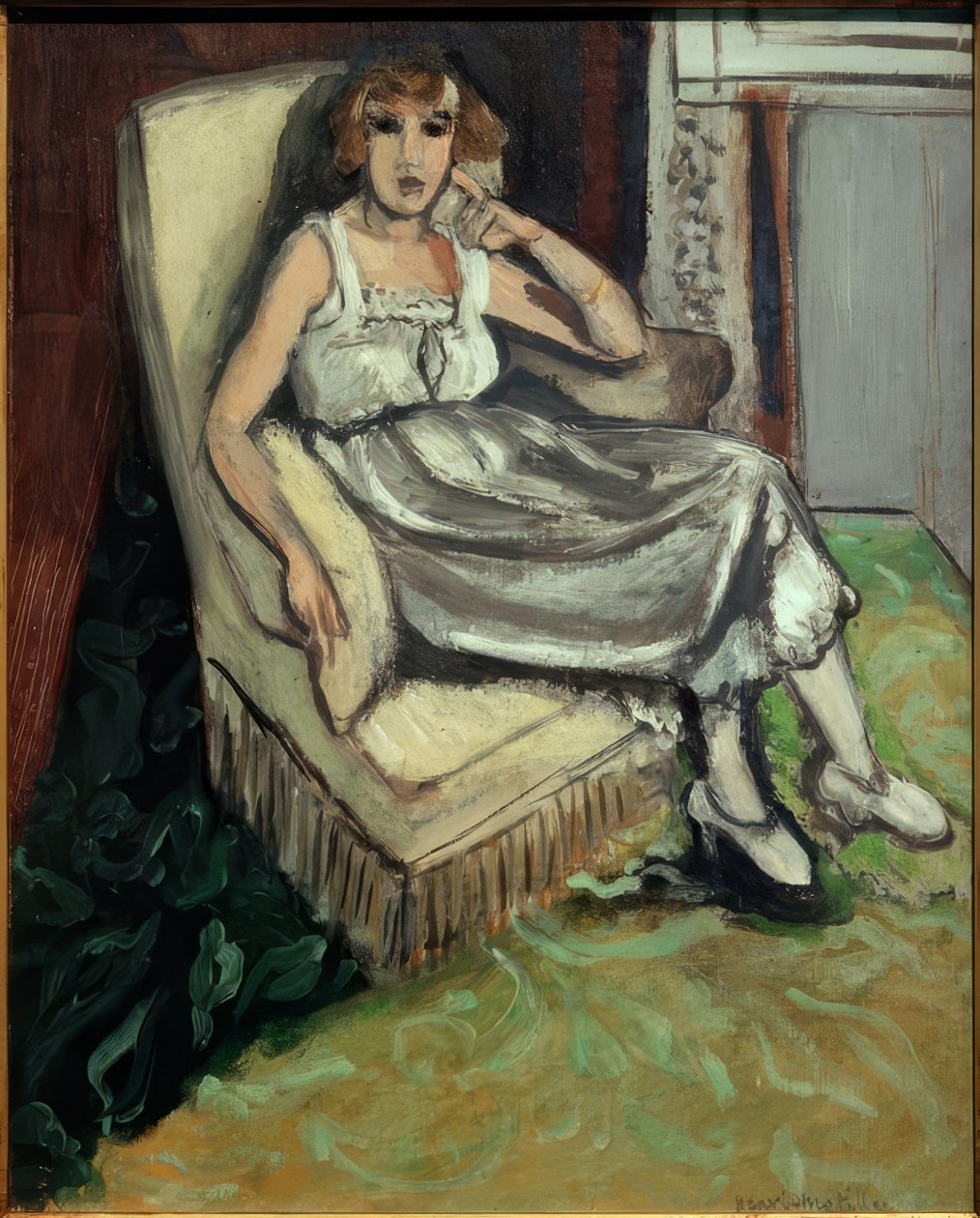 Nainen nojatuolissa tekijältä Henri Matisse