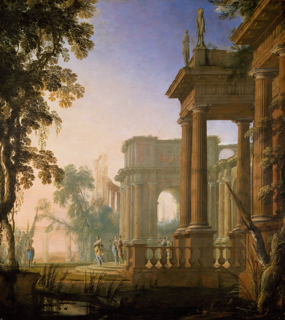 Jefta ja hänen tyttärensä, 1650-1700 tekijältä Henri Mauperche