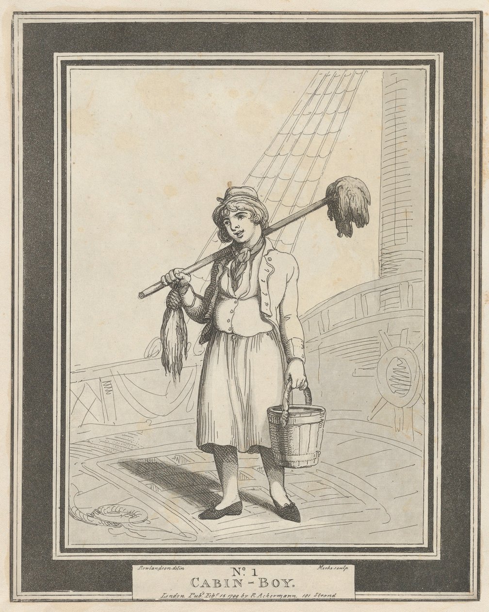 Nro 1: Cabin Boy, 15. helmikuuta 1799. tekijältä Henri Merke