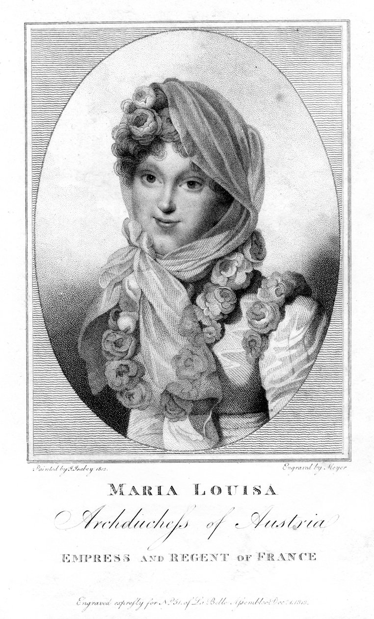 Maria Louisa, Itävallan arkkiherttuatar, 1813. tekijältä Henri Meyer