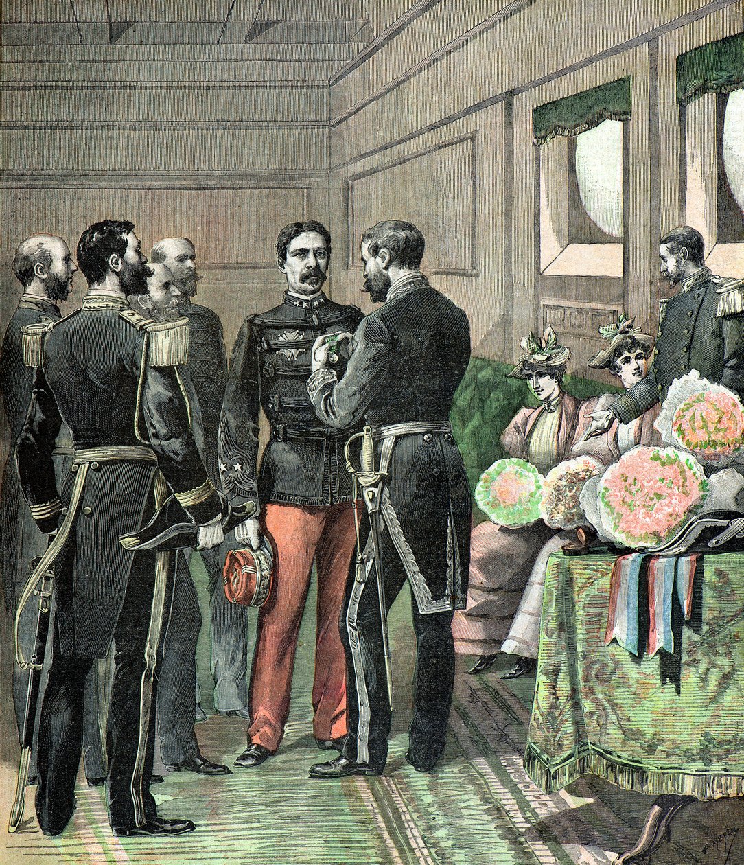 Dahomey-mitalin luovuttaminen tekijältä Henri Meyer