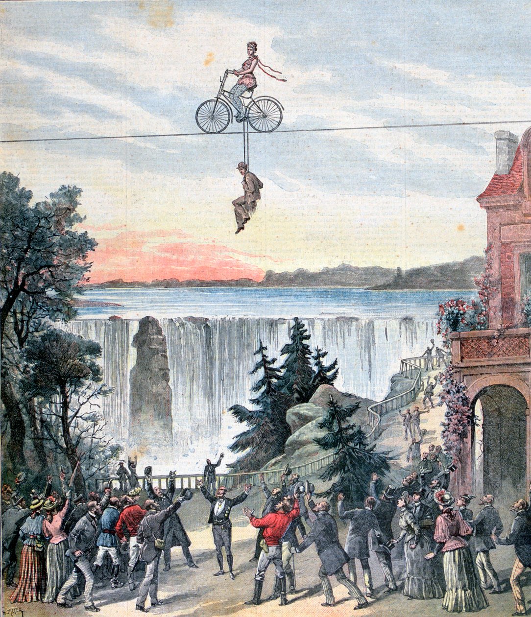 Gaite Theatre, Niagaran putoukset, 1892 tekijältä Henri Meyer