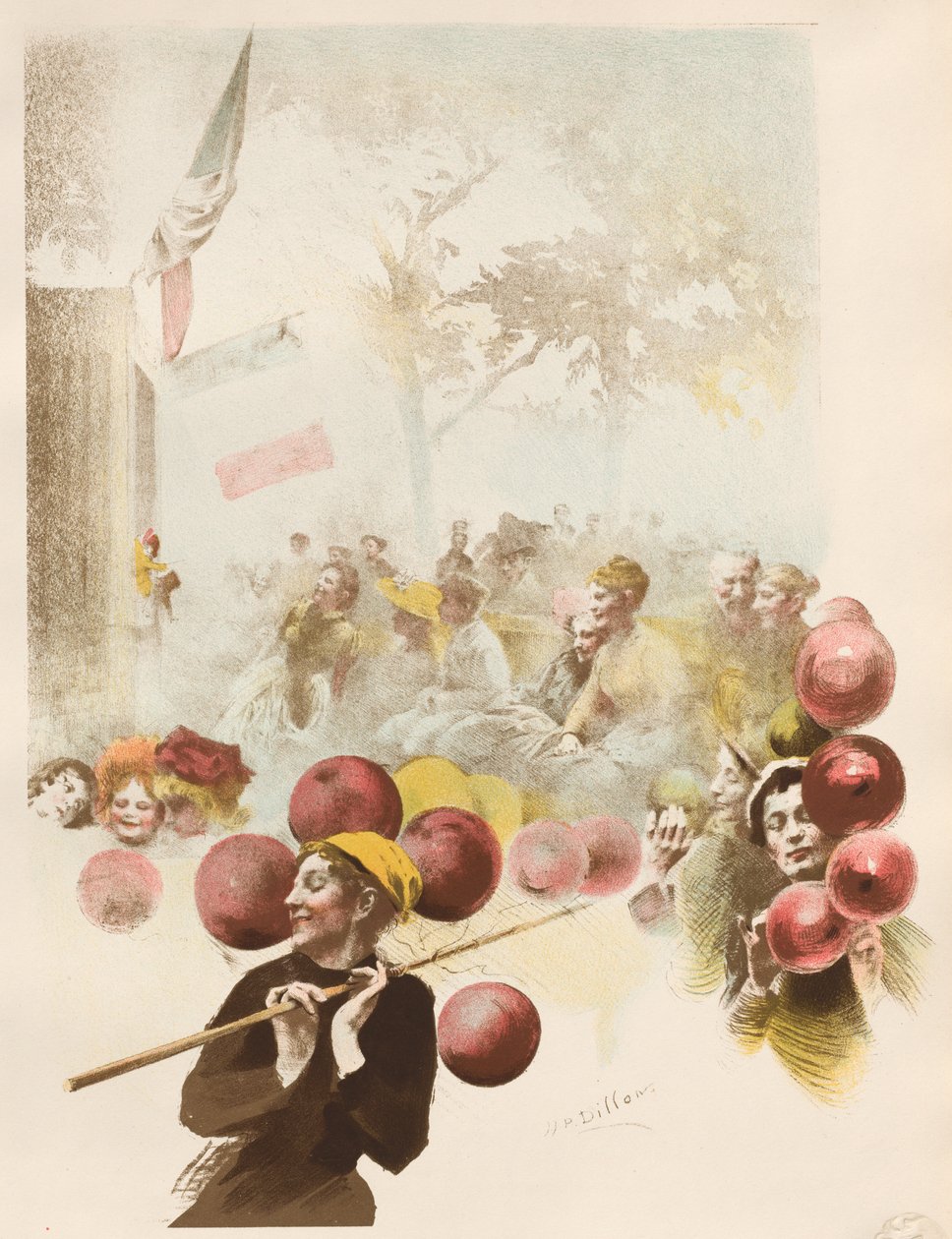 Polichinelle, 1899. tekijältä Henri Patrice Dillon
