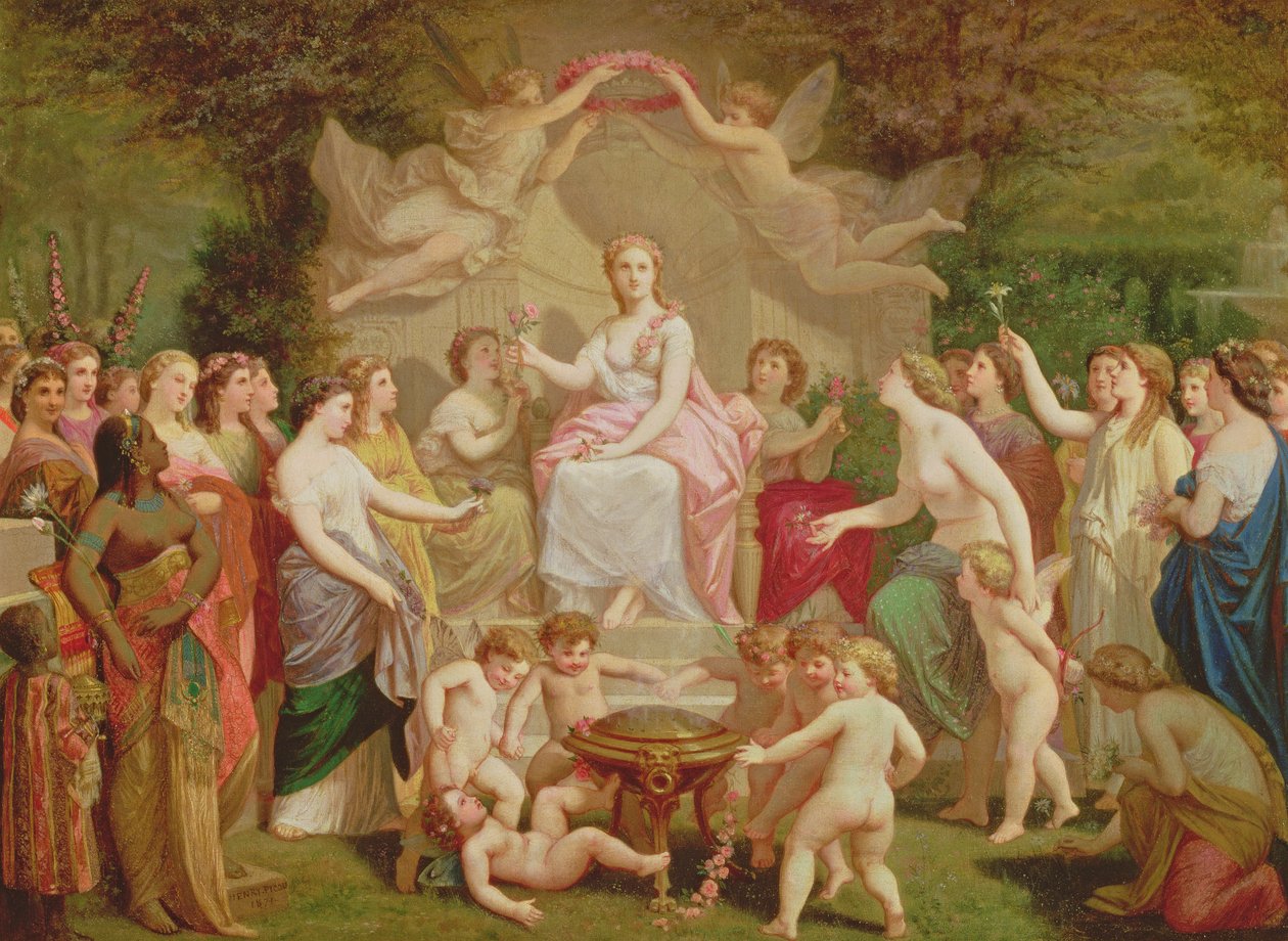 Kevään allegoria, 1871 tekijältä Henri Pierre Picou