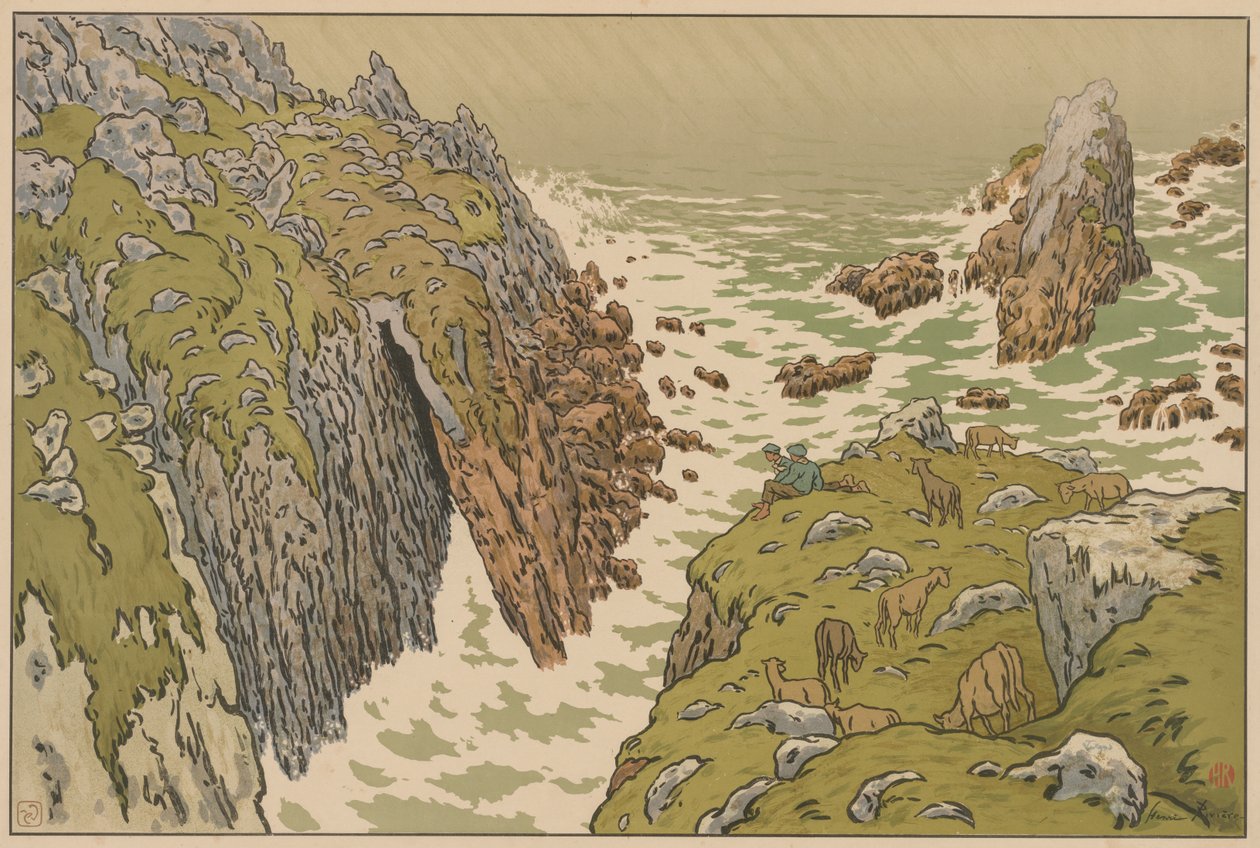 Aspects of Nature: Cliff tekijältä Henri Rivière