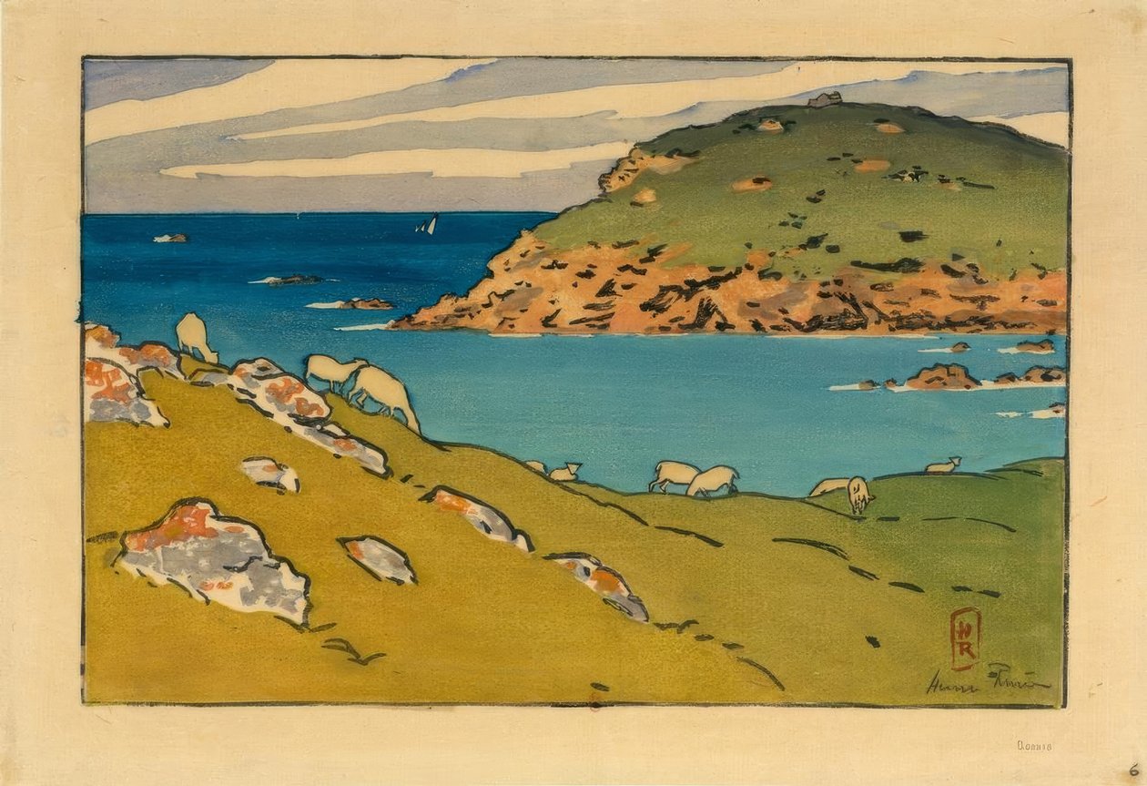 La Garde-Guérin (Saint-Briac) tekijältä Henri Rivière