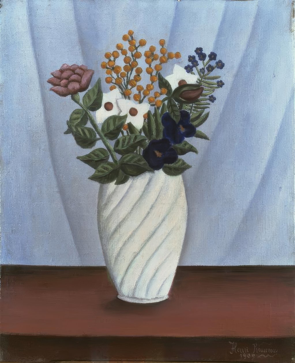 Kukkakimppu tekijältä Henri Rousseau