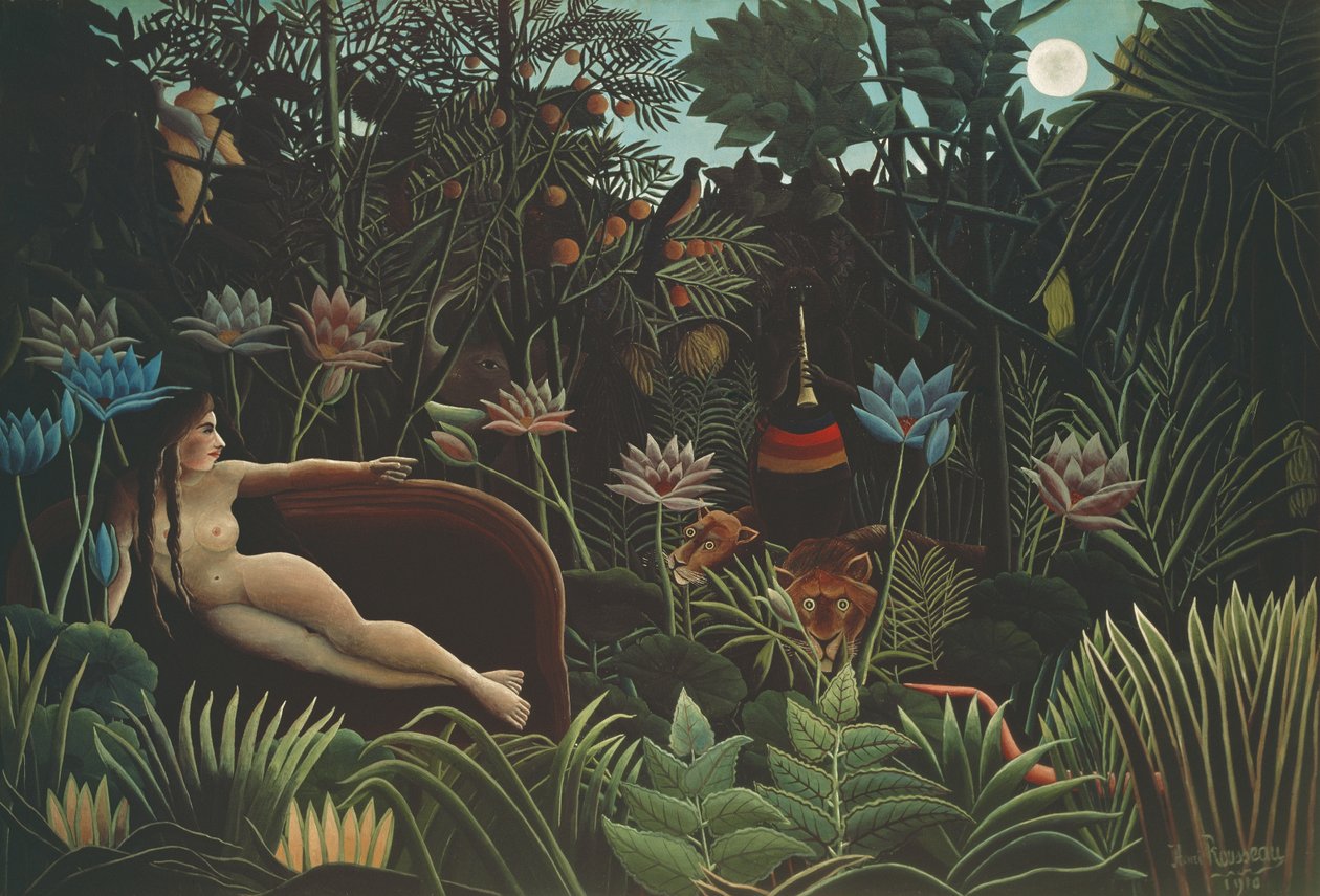 Unelma, 1910 tekijältä Henri Rousseau