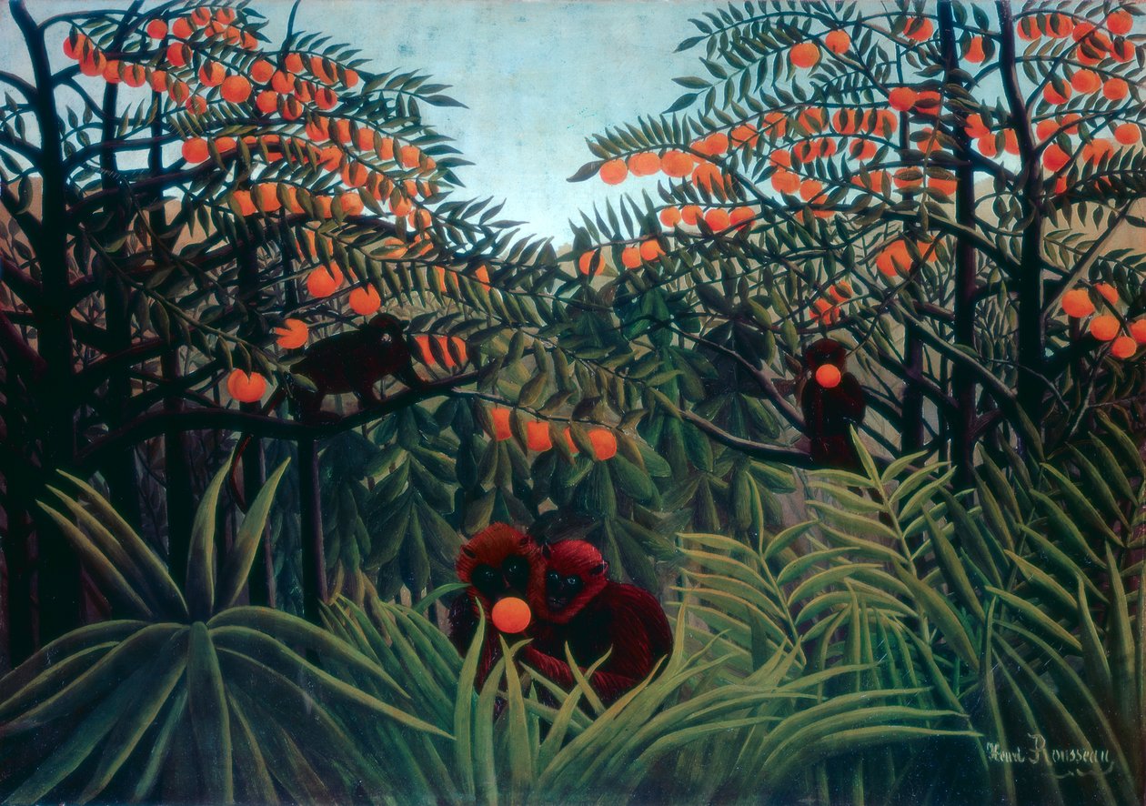 Tropics, 1910 tekijältä Henri Rousseau