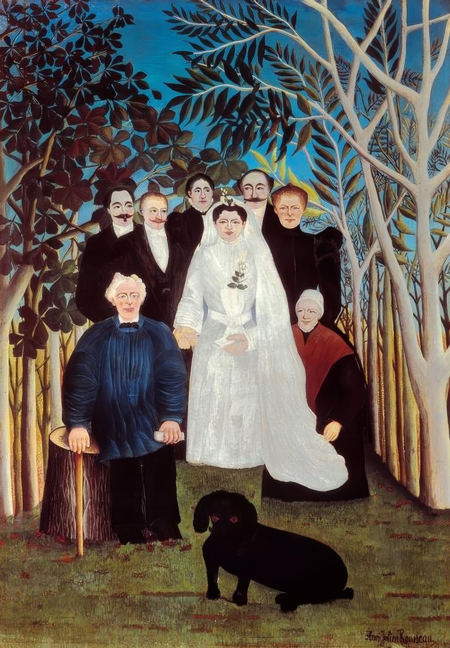 Häät maaseudulla tekijältä Henri Rousseau