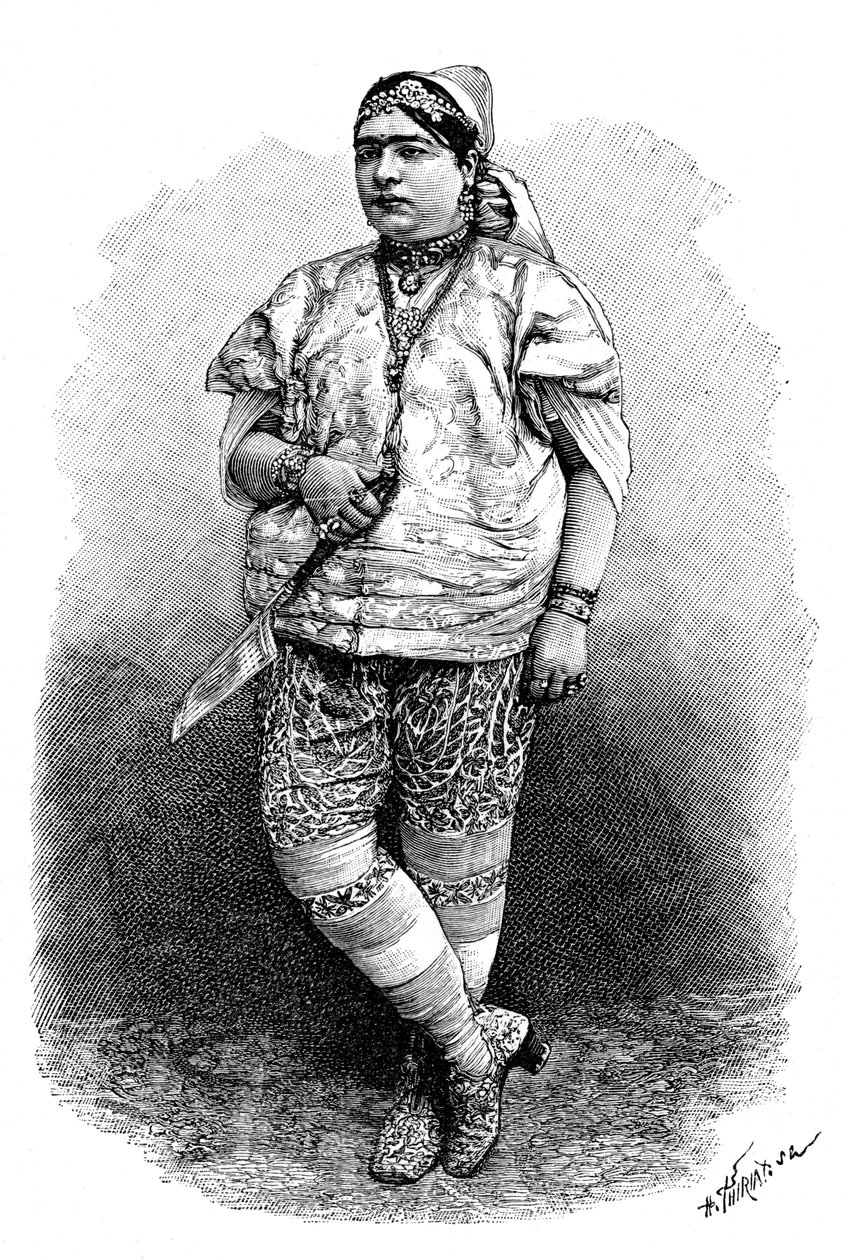 Tunisian juutalainen, 1890 tekijältä Henri Thiriat