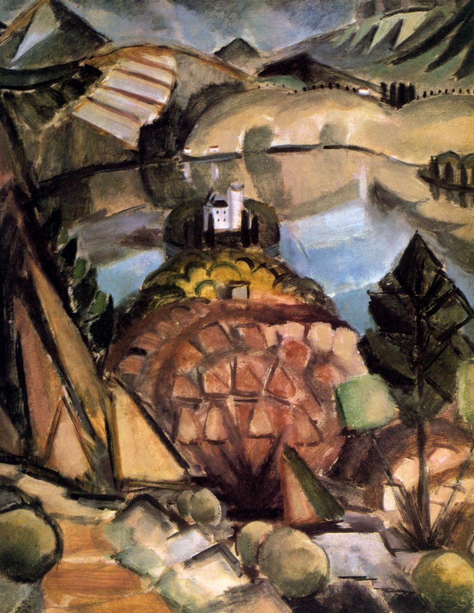 Järvi, 1911 tekijältä Henri Victor Gabriel Le Fauconnier