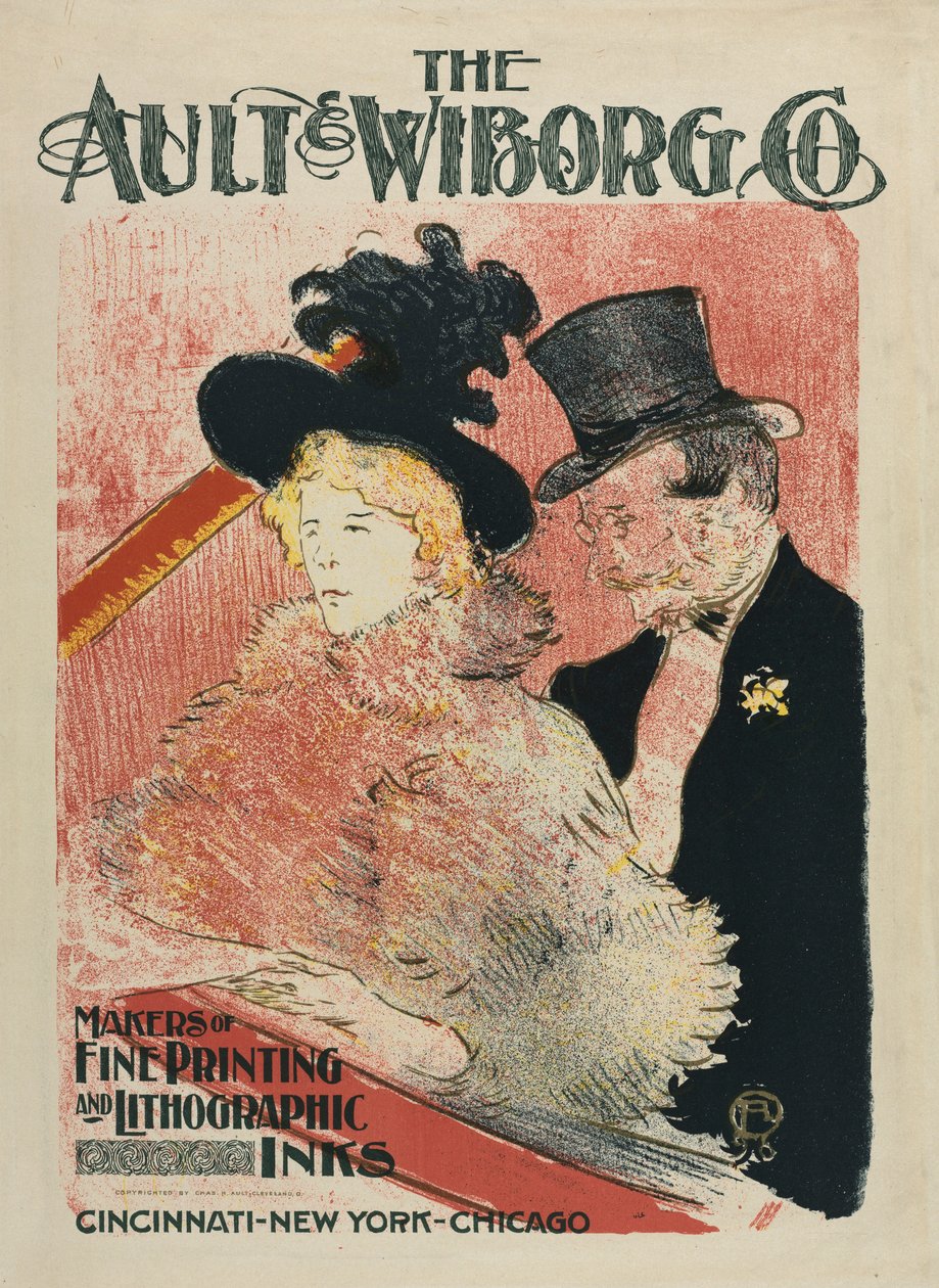 Konsertissa 1896. tekijältä Henri de Toulouse Lautrec