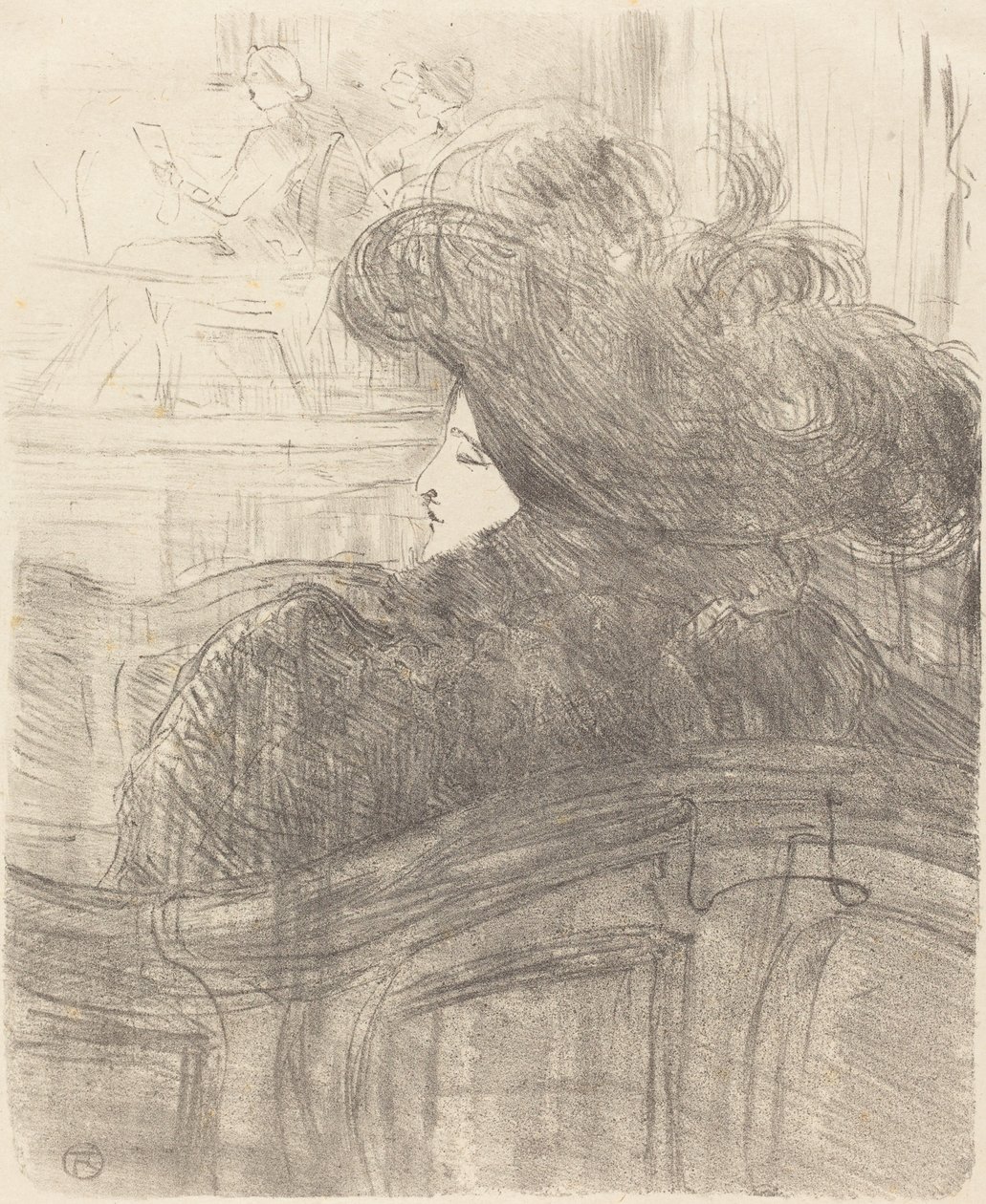 Cleo de Merode, 1896. tekijältä Henri de Toulouse Lautrec