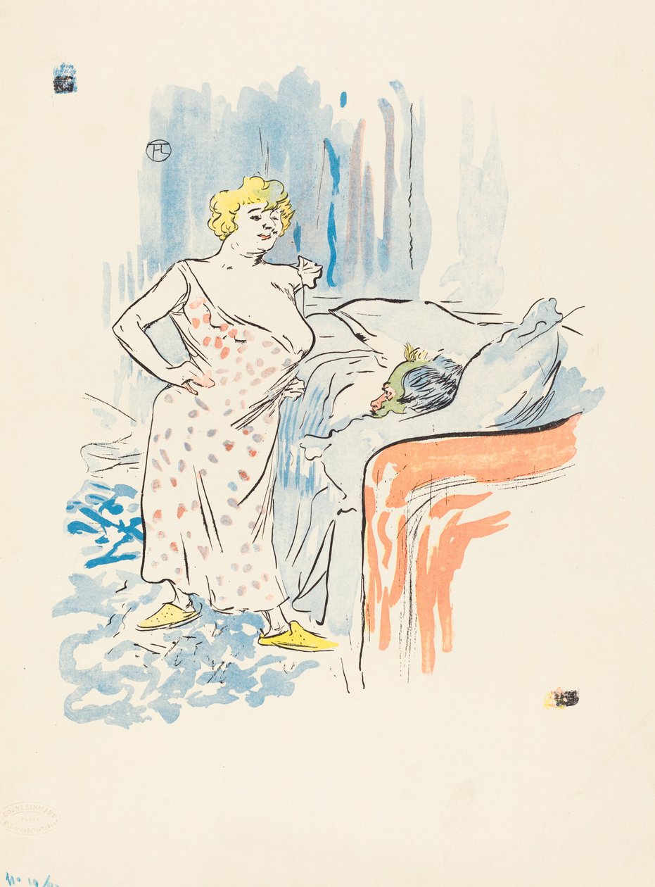 Mies ja nainen tekijältä Henri de Toulouse Lautrec