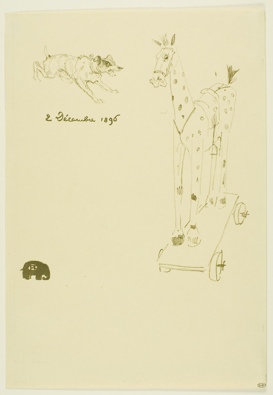 Menu Sylvain tekijältä Henri de Toulouse Lautrec