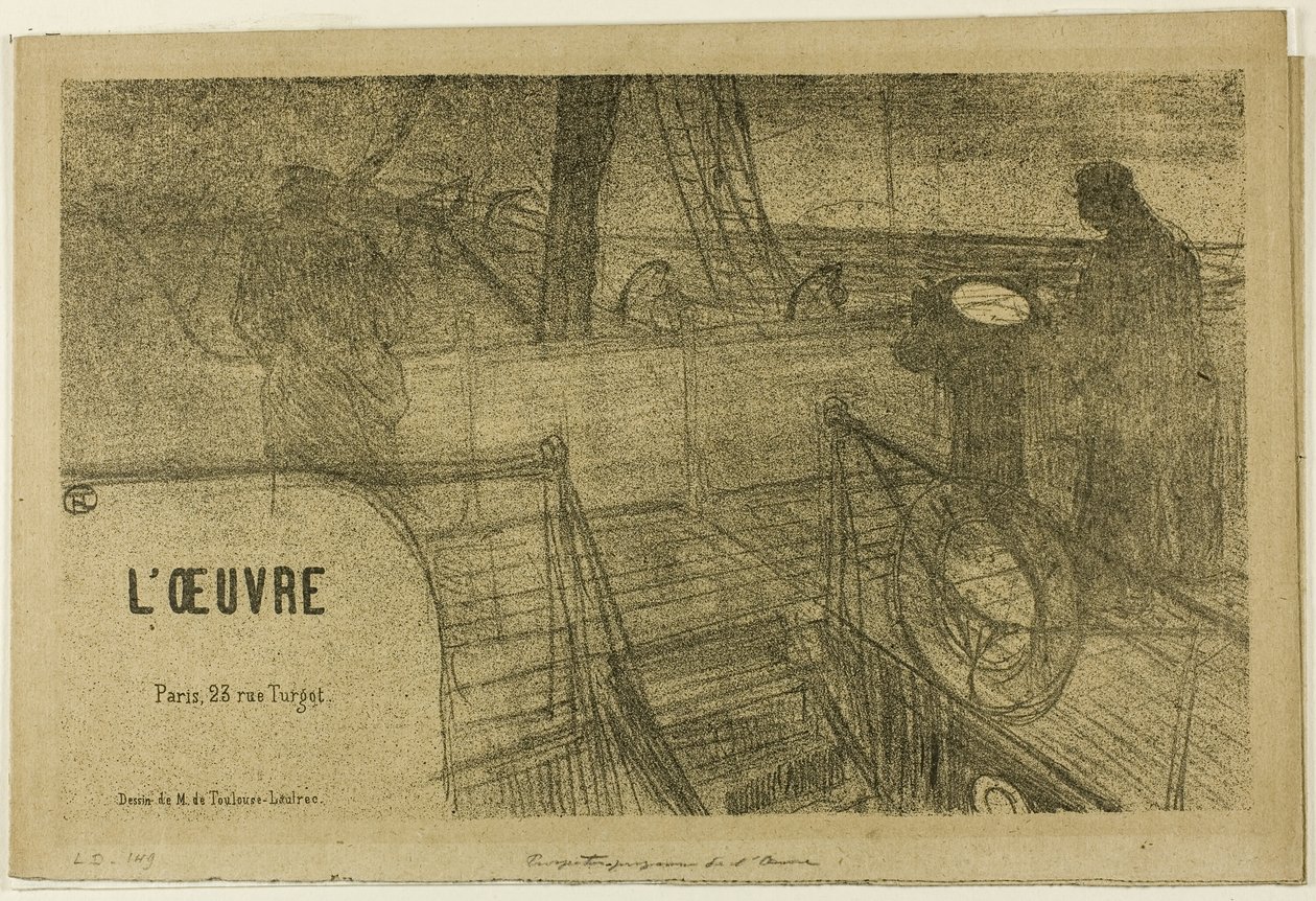 Esite-työohjelma tekijältä Henri de Toulouse Lautrec
