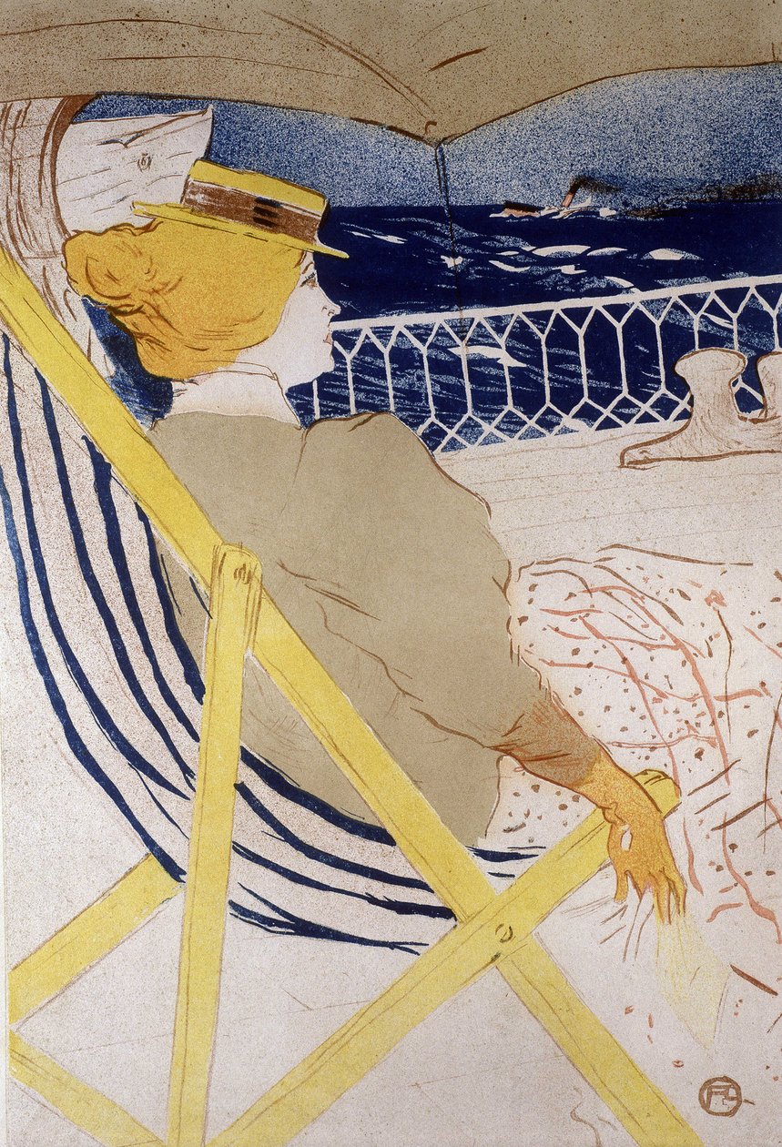 Nimetön. (litografia) tekijältä Henri de Toulouse Lautrec