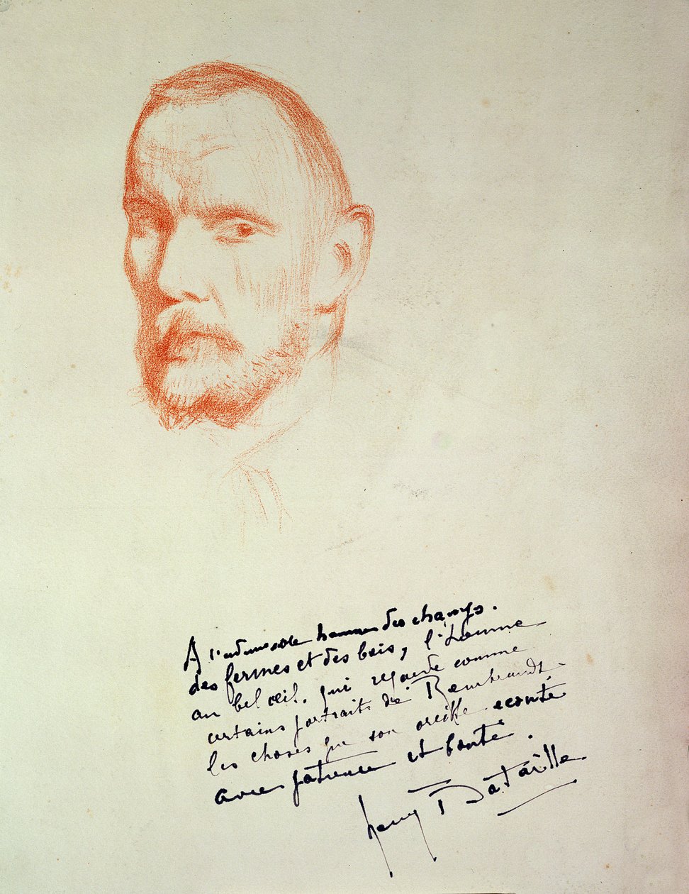 Jules Renard (1864-1910) elokuvasta Tetes et Pensees 1901 tekijältä Henry Bataille