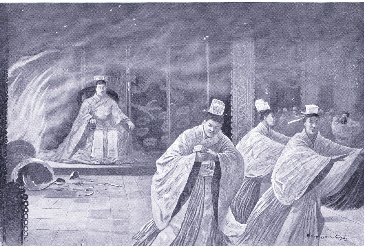 Keisari polttaa itsensä palatsissaan tekijältä Henry Charles Seppings Wright