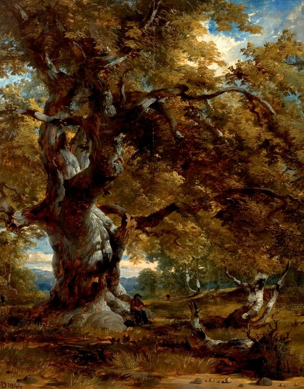 Major Oak, 1844 tekijältä Henry Dawson