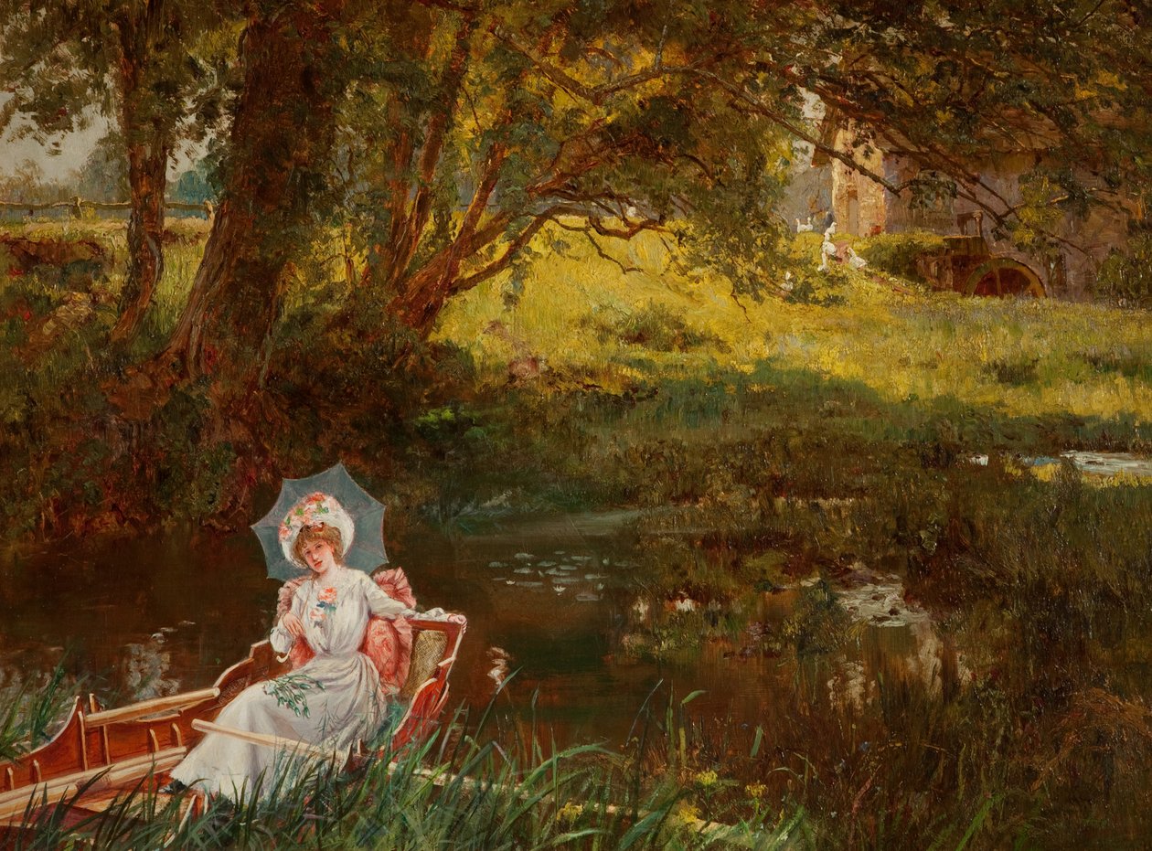 Lady in a Punt tekijältä Henry John Yeend King