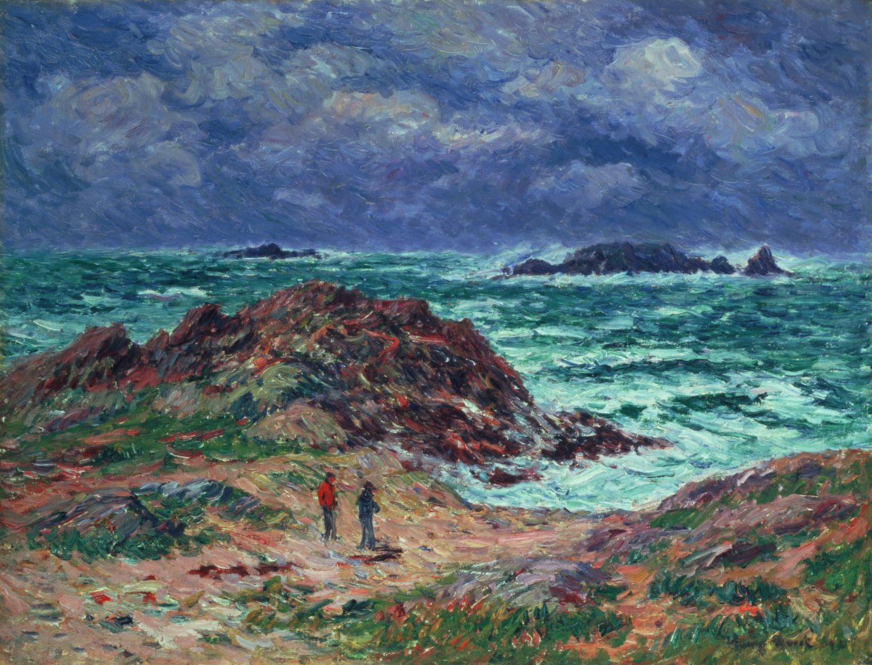 Squall, Finistere, 1911 tekijältä Henry Moret