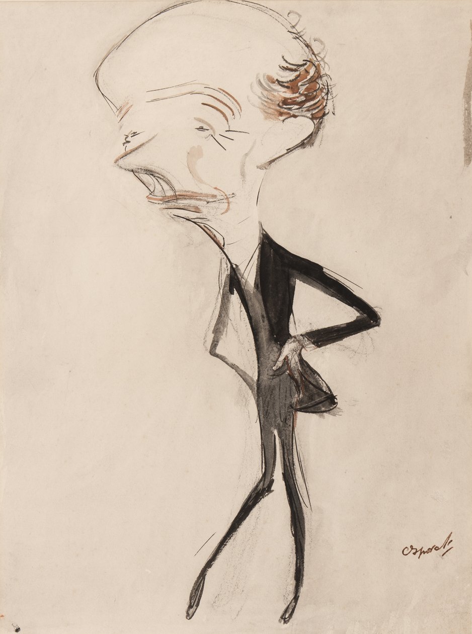 James Welch, n. 1908 (kynä, sivellin, muste ja wc paperilla) tekijältä Henry Ospovat