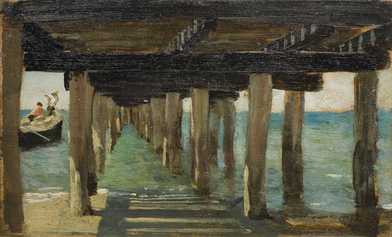 Laiturin alla tekijältä Henry Scott Tuke