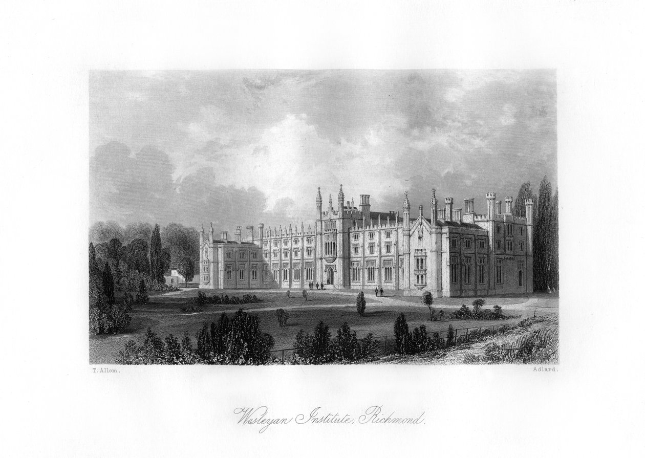 Wesleyan Institute, Richmond, 1800-luku. tekijältä Henry Adlard