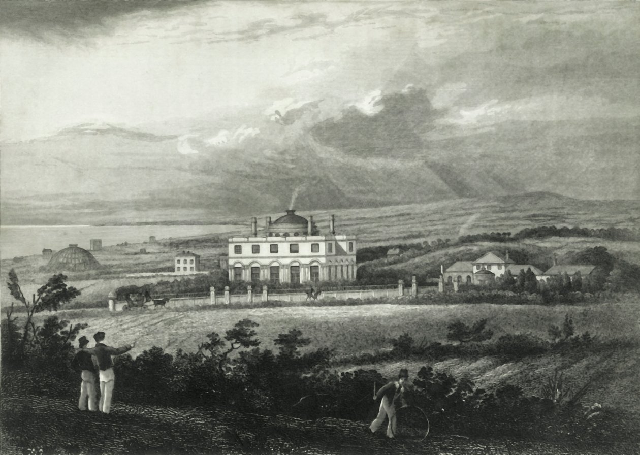 "The Temple Grammar School, Brighton", 1835. tekijältä Henry Alexander Ogg