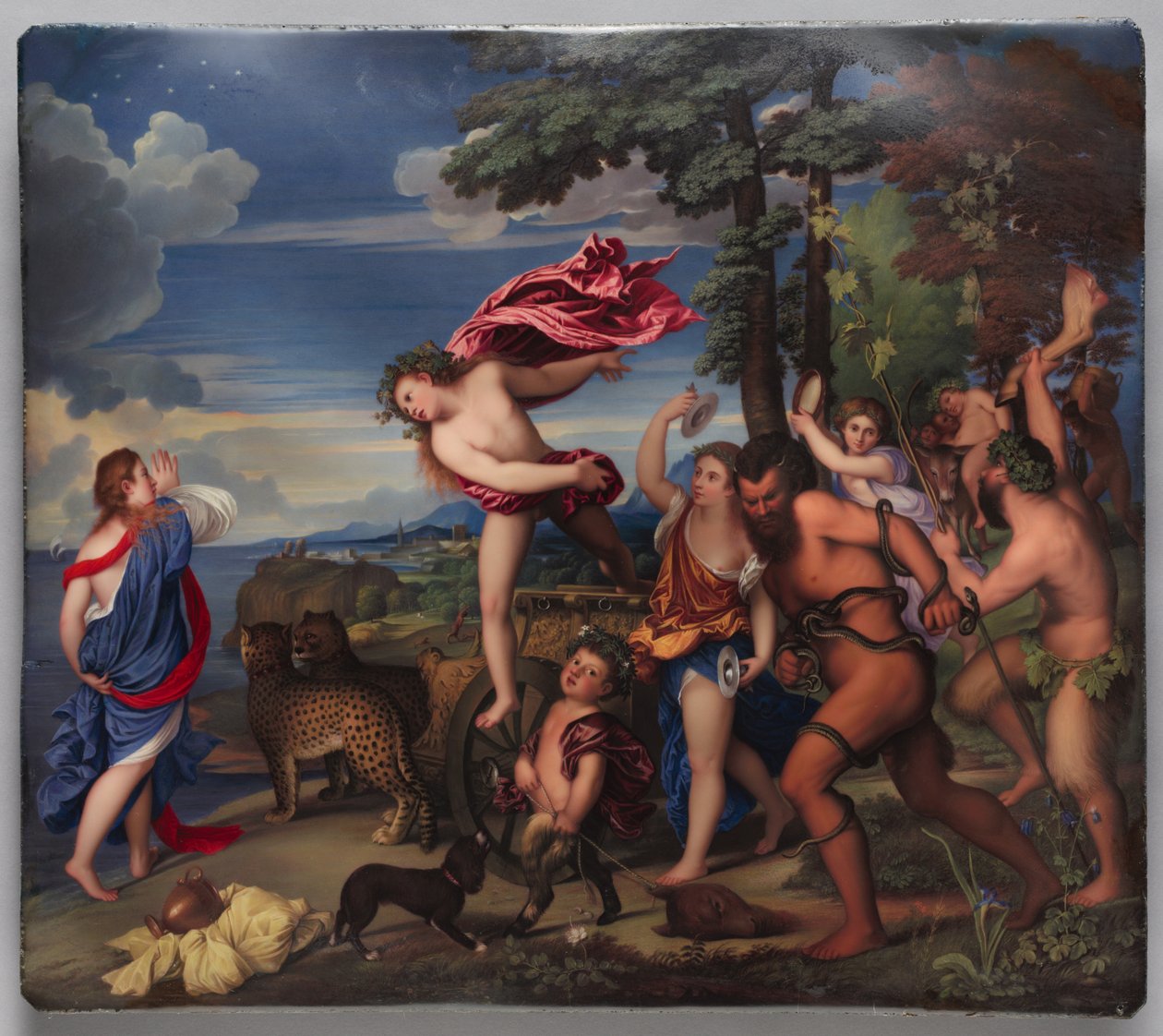 Bacchus ja Ariadne, 1808-1811. tekijältä Henry Bone