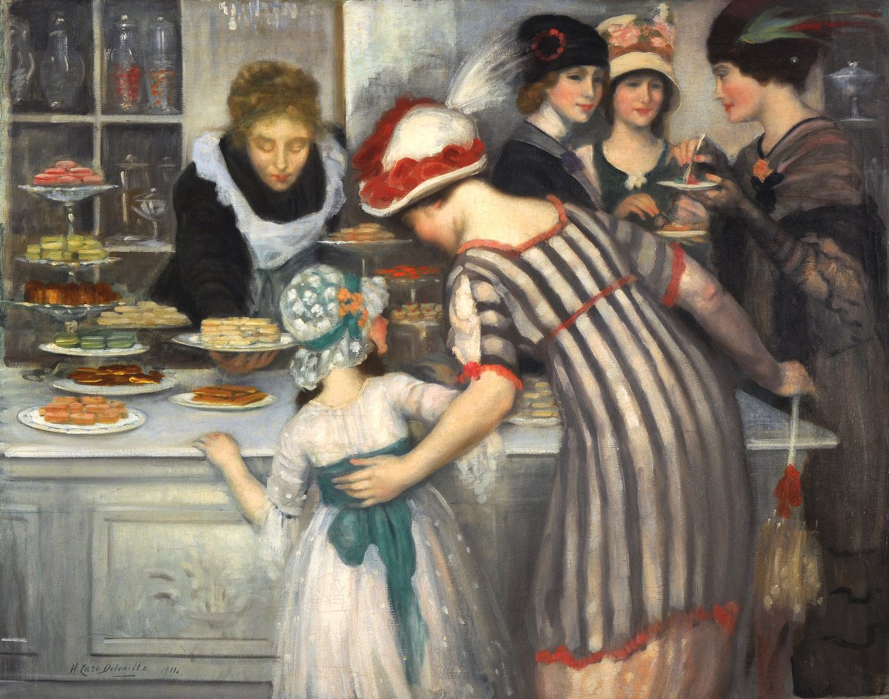 Konditoriassa, 1911. tekijältä Henry Caro Delvaille