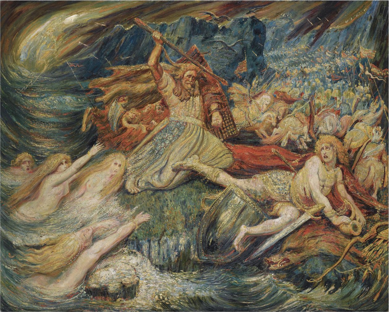 Siegfriedin kuolema, 1899 tekijältä Henry De Groux