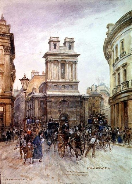 St. Mary Woolnoth: King William Street tekijältä Henry Edward Tidmarsh