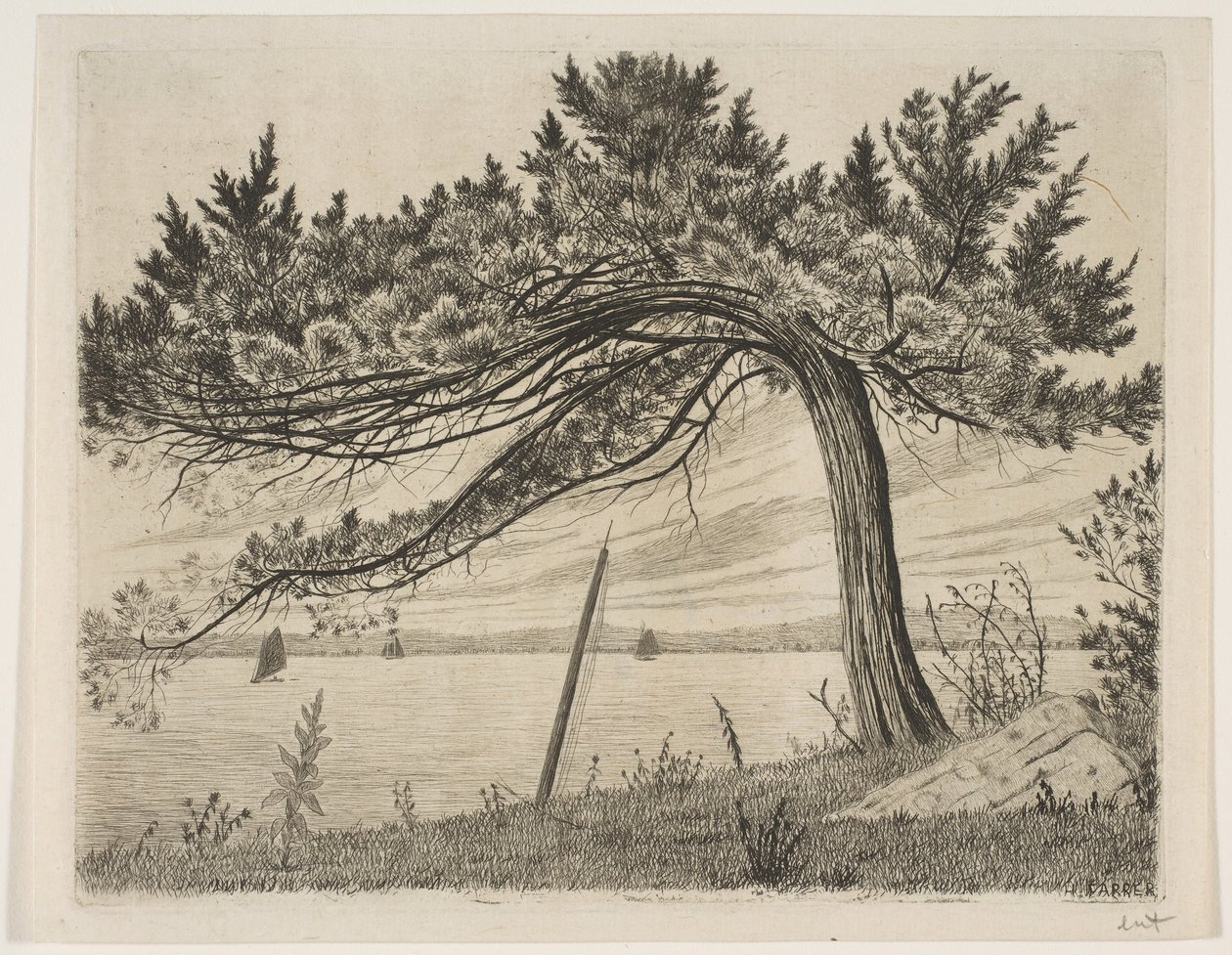 Pelham Bay, n. 1875. tekijältä Henry Farrer