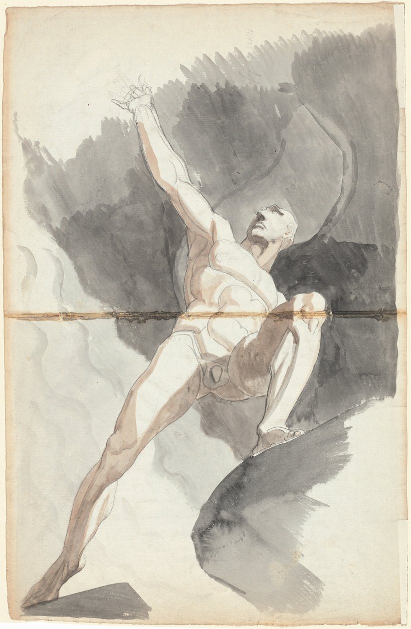 Saatana uhmaa taivaan voimia tekijältä Johann Heinrich Füssli
