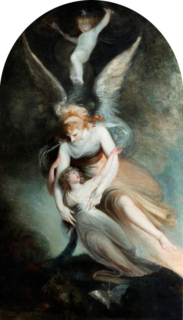 Penelope Boothbyn apoteoosi, 1792 tekijältä Johann Heinrich Füssli