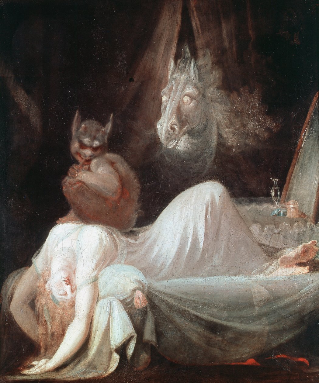 Painajainen, c1790 tekijältä Johann Heinrich Füssli