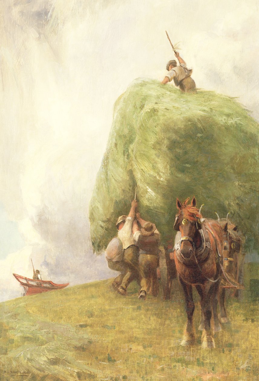 Roping the Wagon, 1897 tekijältä Henry H. Sands