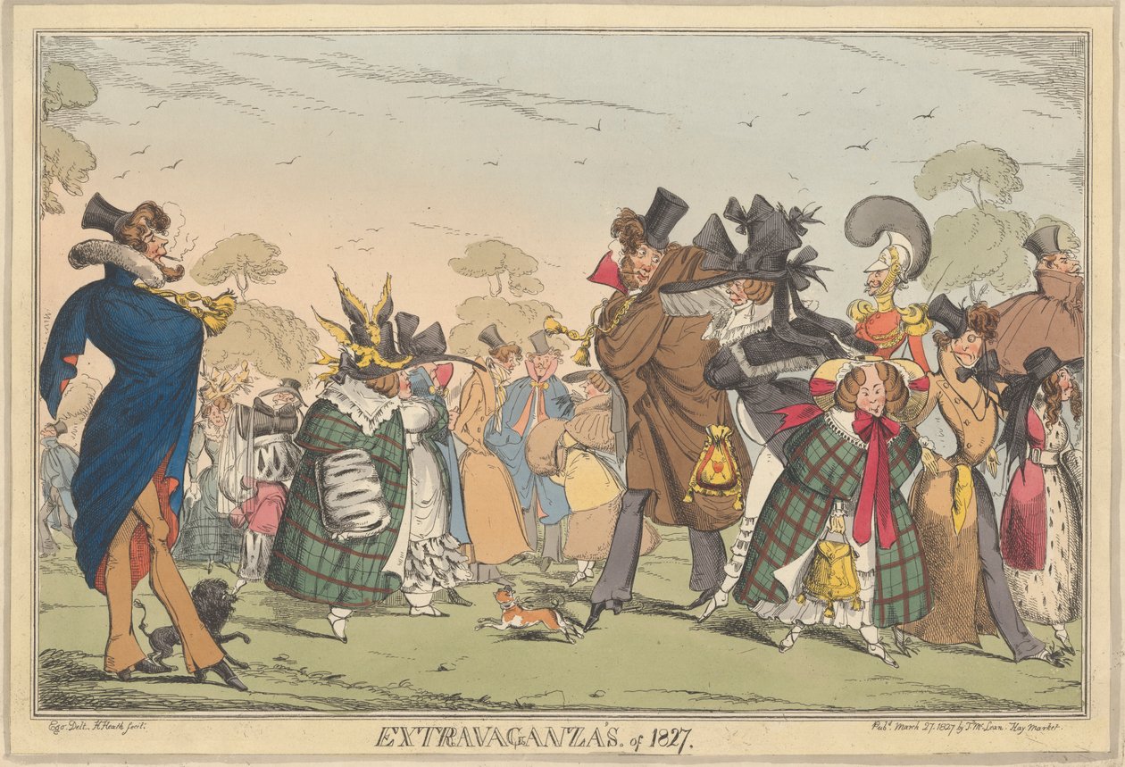 Extravaganza vuodelta 1827 tekijältä Henry Heath
