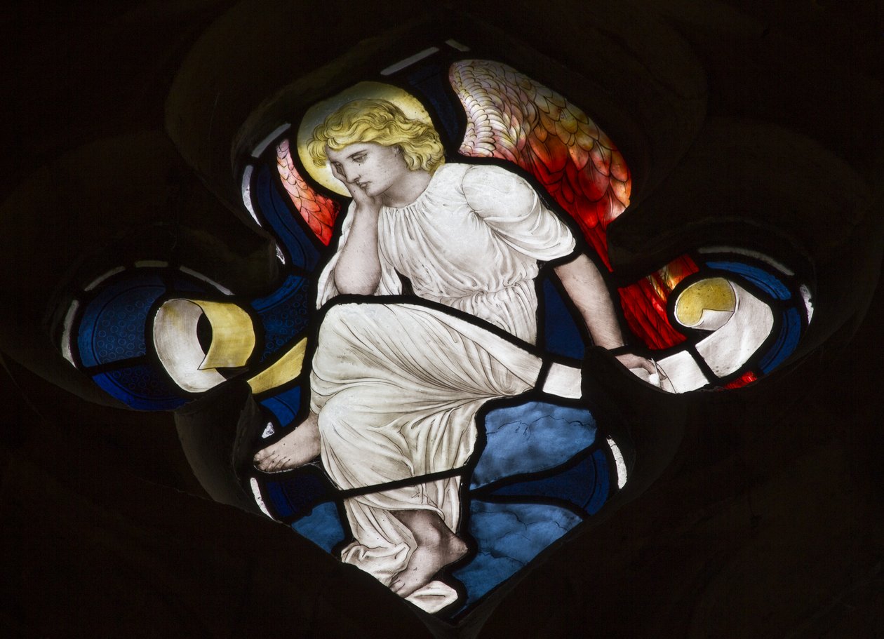 Quatrefoil Tracery Angel, 1882 tekijältä Henry Holiday
