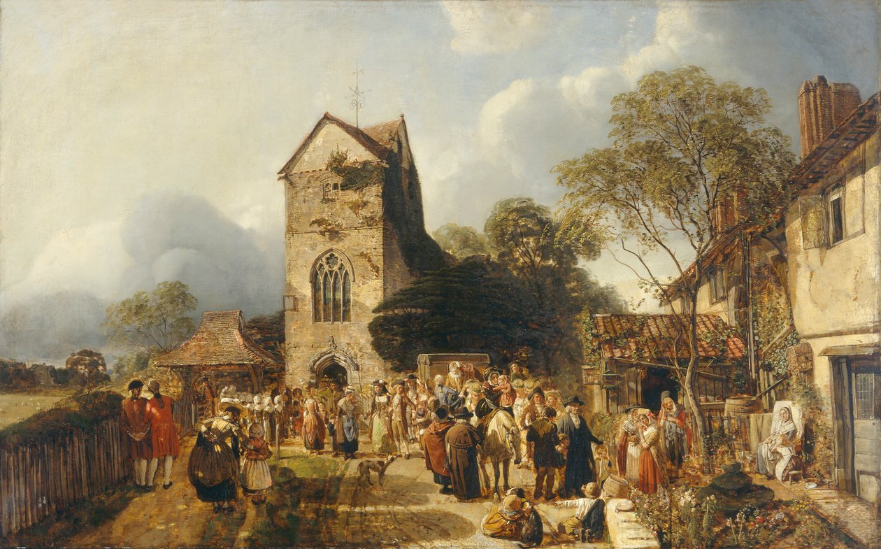 "An Old Country Churchyard", 1837-1886 tekijältä Henry Mark Anthony