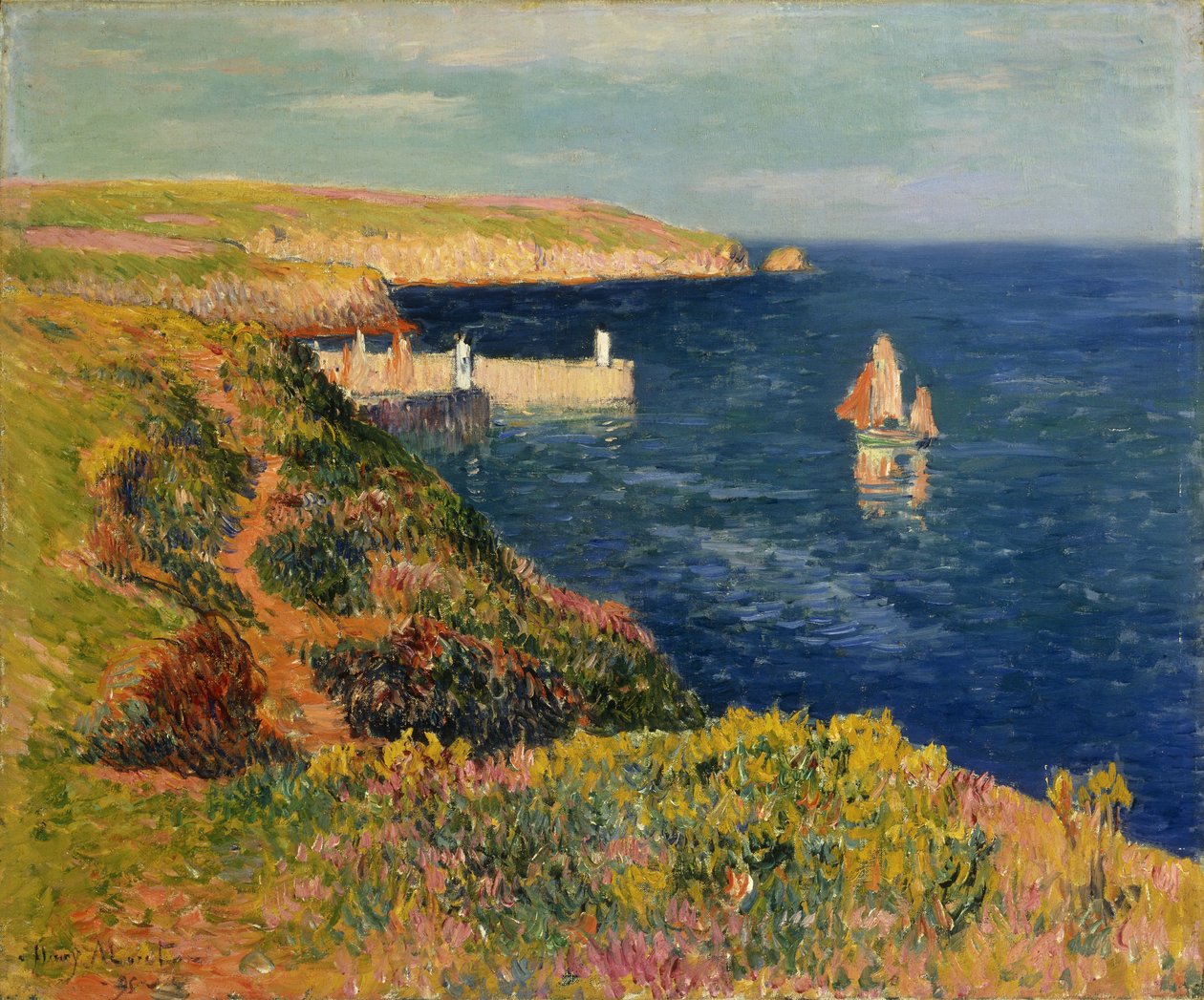 Port-Eudy, Ile-de-Groix, tekijältä Henry Moret