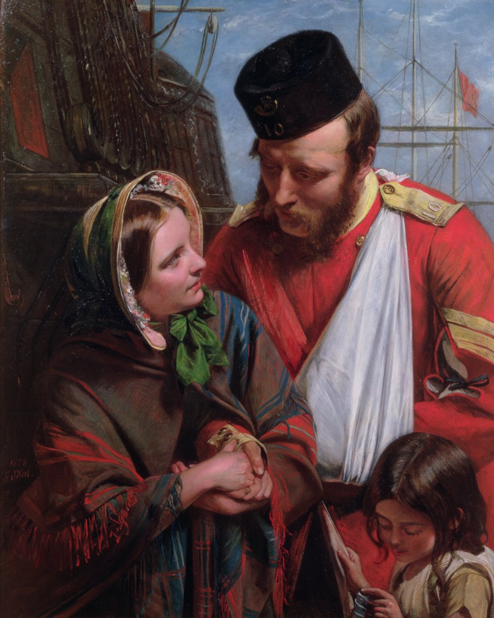 Taas kotona, 1858 (pari 146061) tekijältä Henry Nelson O