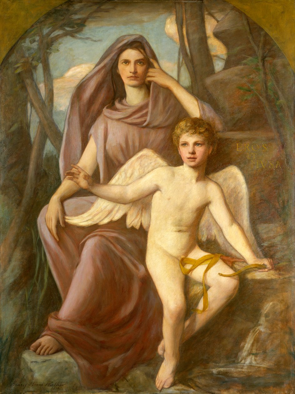 Eros ja Musa, 1903. tekijältä Henry Oliver Walker