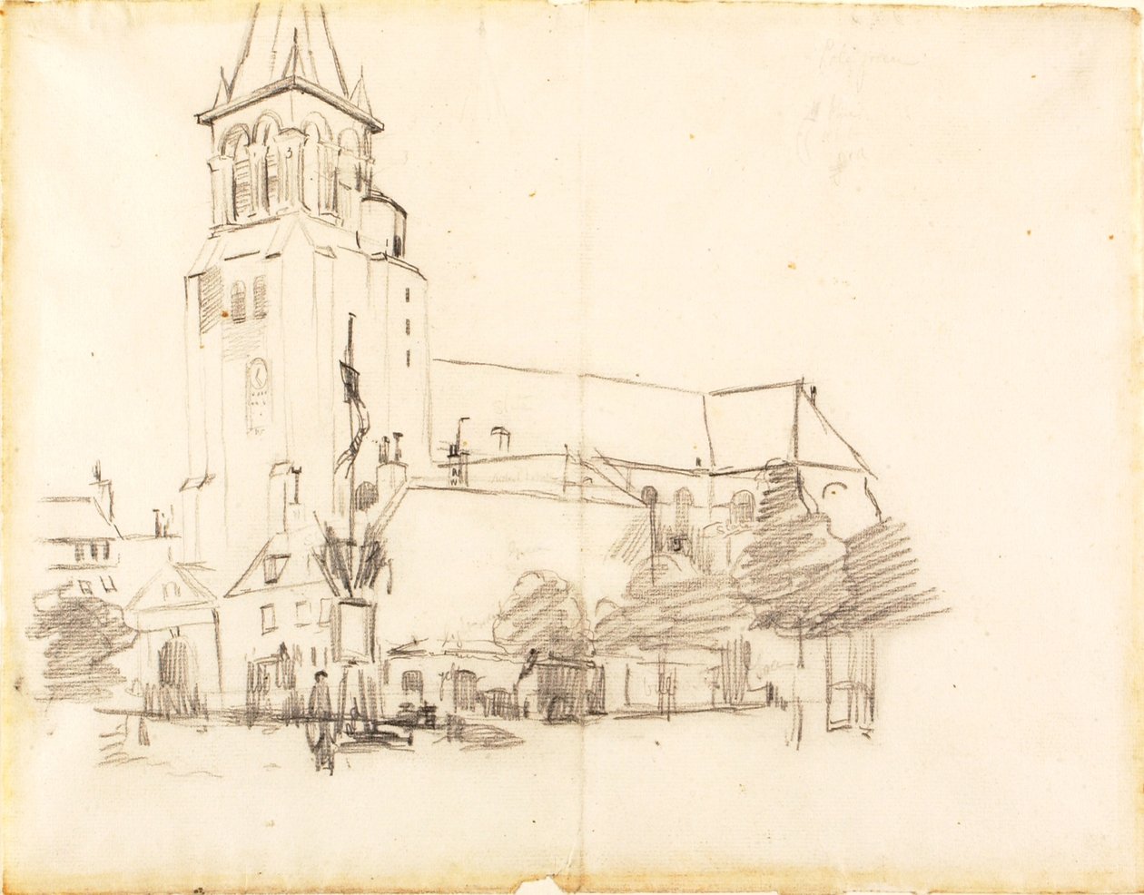 Kirkko, St.-Germain-des-Prés, Ranska tekijältä Henry Ossawa Tanner