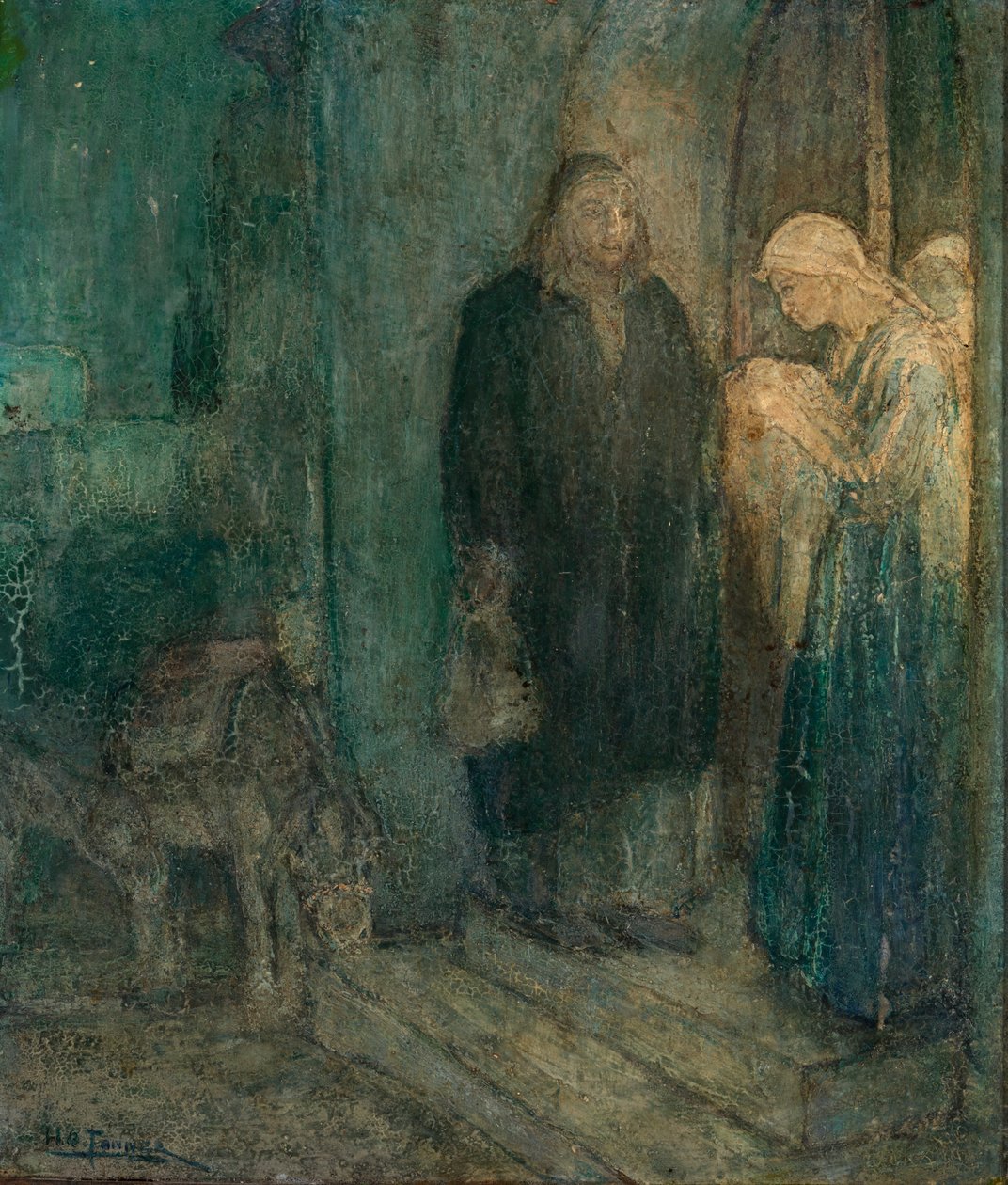 Lähtö Egyptiin Inn-hotellista. tekijältä Henry Ossawa Tanner