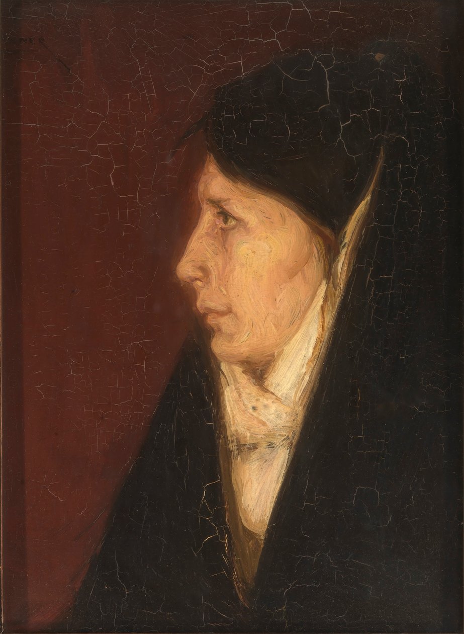 Naisen pään profiili tekijältä Henry Ossawa Tanner